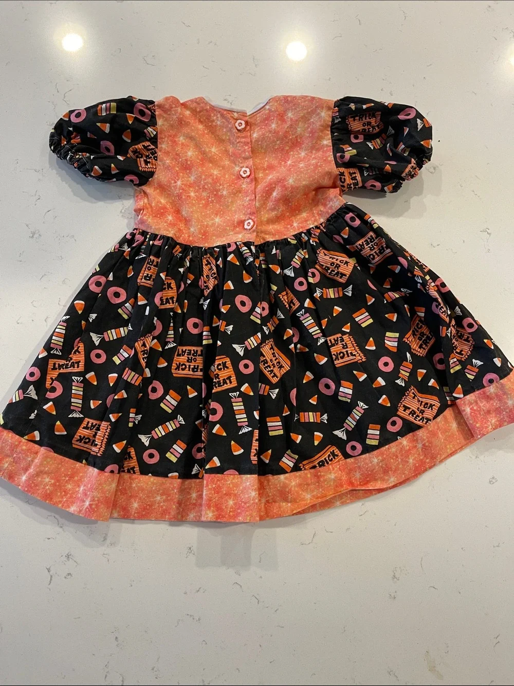Vintage Hand Sewn Buttons And Beaux Girl’s Halloween Dress Size 4T